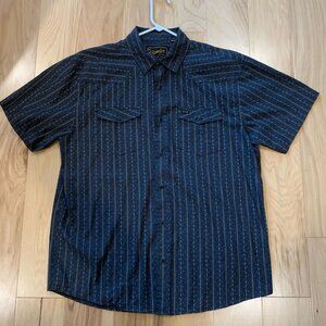Howler Brothers Western Snap Shirt, Large, Brown